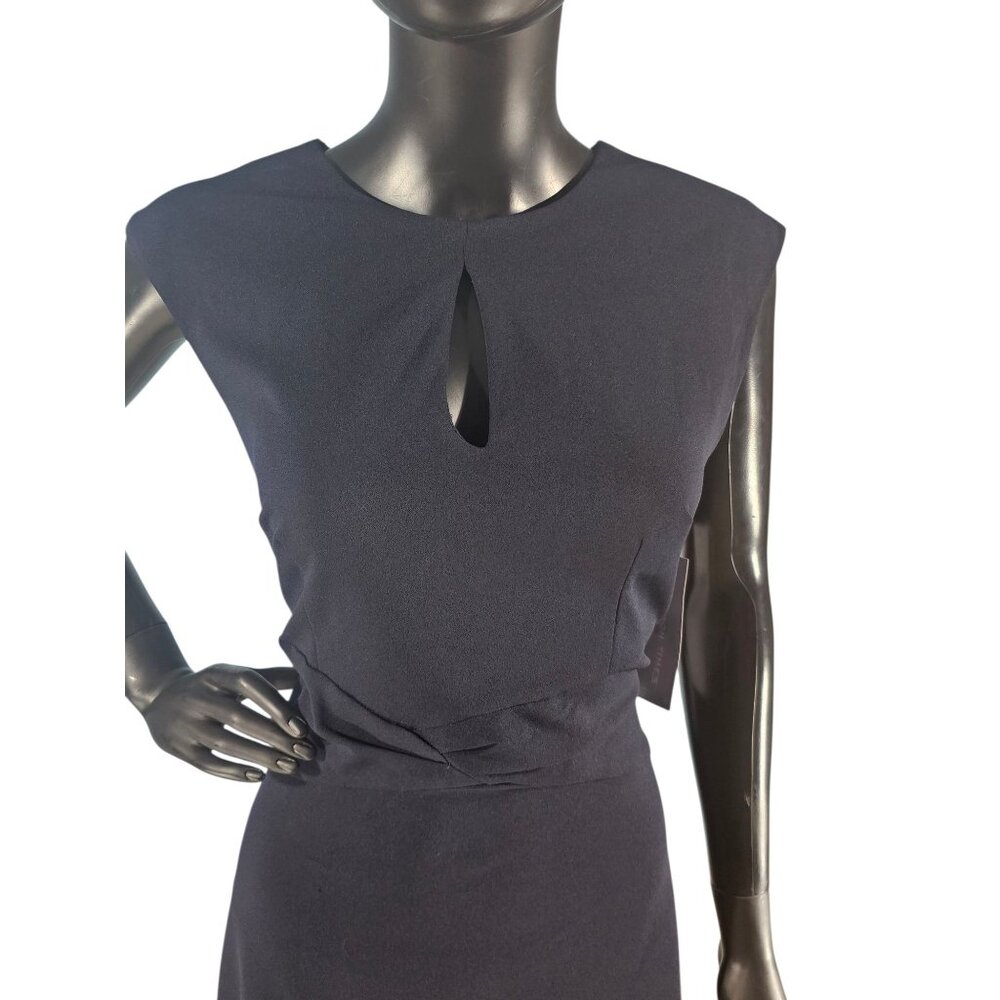 NWT - Navy Keyhole Sheath Dress - London Times